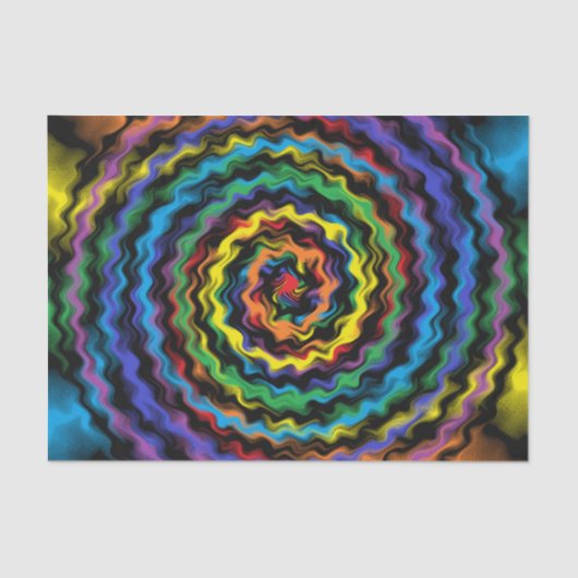 Papier Mousseline Une Détonation Colorée (Recto)