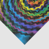 Papier Mousseline Une Détonation Colorée (Détail)