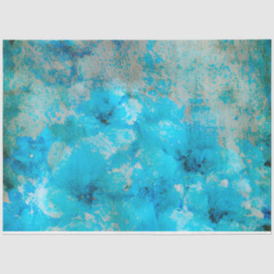 Papier Mousseline Une Ephémère Chic Shabby Bleu série 11