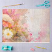 Papier Mousseline Une Ephémère Florale Chic Shabby série 7 (Artisanat)