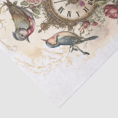 Papier Mousseline Une étude en Rose et temps 6 (Détail)