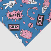 Papier Mousseline Une explosion des années 90 (Détail)