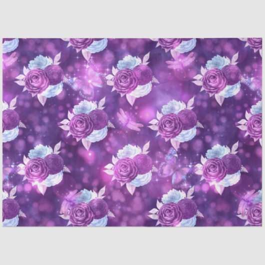 Papier Mousseline Une fée dans le jardin Série Design 12 (Recto)