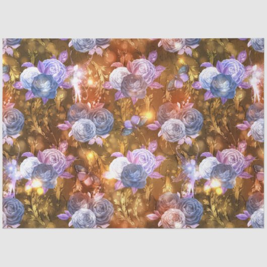 Papier Mousseline Une fée dans le jardin Série Design 7 (Recto)