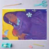 Papier Mousseline Une femme avec un manchot, Gauguin (Artisanat)