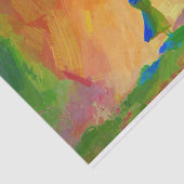 Papier Mousseline Une femme dans une pluie (Détail)