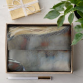 Papier Mousseline Une femme moderne moitié illustration papier papie (Cadeau)