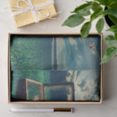 Papier Mousseline Une Femme Sortant Du Découpage (Cadeau)