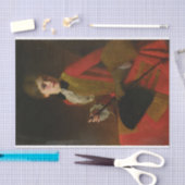 Papier Mousseline Une fille en cavale par Gustave Jean Jacquet (Artisanat)