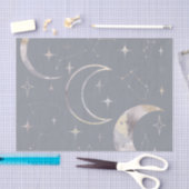 Papier Mousseline Une fois dans une lune bleue (Artisanat)