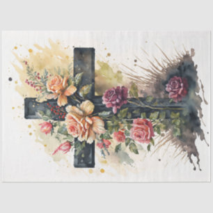 Papier Mousseline Une gamme Floral Cross Series Design 10