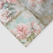 Papier Mousseline Une grande et deux plus petites superbes peintures (Détail)