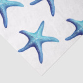 Papier Mousseline Une jolie série bleue Nautique Design 2 (Détail)