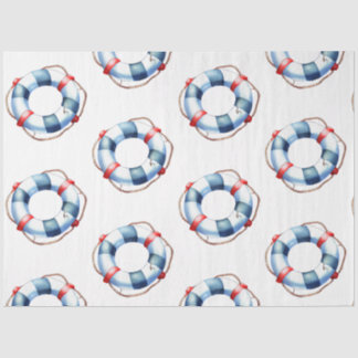 Papier Mousseline Une jolie série bleue Nautique Design 5