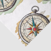 Papier Mousseline Une jolie série Nautique Bleue 7 (Détail)