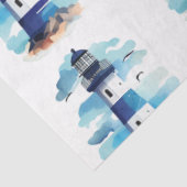 Papier Mousseline Une jolie série Nautique Bleue 9 (Détail)