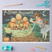 Papier Mousseline Une joyeuse Halloween (Artisanat)