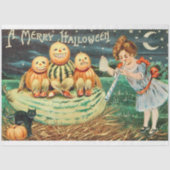 Papier Mousseline Une joyeuse Halloween (Recto)