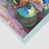 Papier Mousseline Une joyeuse nana de Pâques (Détail)