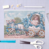 Papier Mousseline Une joyeuse Wagon D'Oeufs De Pâques  (Artisanat)