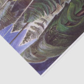 Papier Mousseline Une mer de sous-bois en ruines (2) par Emily Carr (Détail)