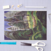 Papier Mousseline Une mer de sous-bois en ruines (2) par Emily Carr (Artisanat)