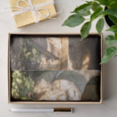 Papier Mousseline Une Mère Poulet Avec Ses Enfants (Cadeau)