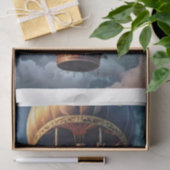 Papier Mousseline Une montgolfière remplie de gobelins espiègles - (Cadeau)