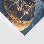 Papier Mousseline Une montgolfière remplie de gobelins espiègles - (Détail)