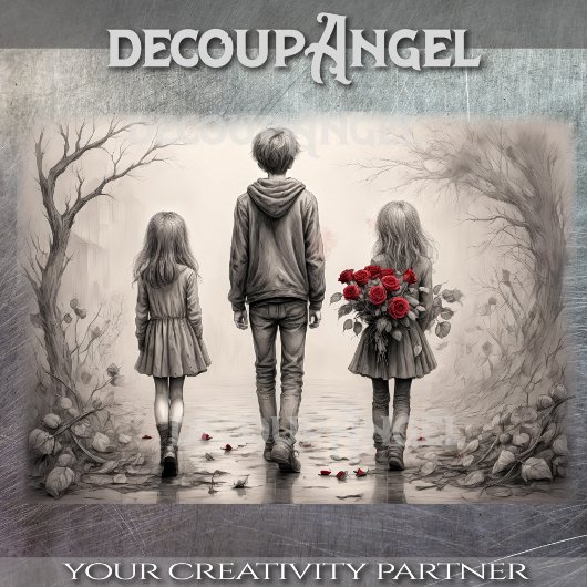 Papier Mousseline Une obligation silencieuse - Découpage -