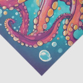 Papier Mousseline Une Octopus Art audacieuse Découpage (Détail)