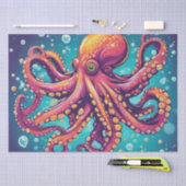 Papier Mousseline Une Octopus Art audacieuse Découpage (Artisanat)