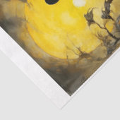 Papier Mousseline Une panthère noire dans la savane au coucher du so (Détail)