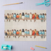 Papier Mousseline Une perche d'oiseaux, 1880 par Hector Giacomelli (Artisanat)