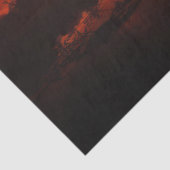 Papier Mousseline Une planète rouge découpage (Détail)