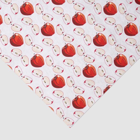 Papier Mousseline Une pomme par jour... (Détail)