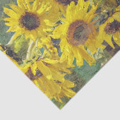 Papier Mousseline Une profusion d'art des tournesols absolument merv (Détail)