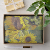 Papier Mousseline Une profusion d'art des tournesols absolument merv (Cadeau)