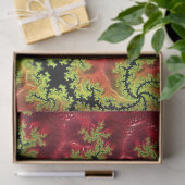 Papier Mousseline Une Rivière Traverse Le Papier Tissu (Cadeau)