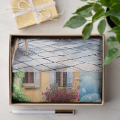 Papier Mousseline Une scène de rue italienne Ephemera Design Series (Cadeau)