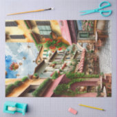 Papier Mousseline Une scène de rue italienne Ephemera Design Series  (Artisanat)