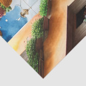 Papier Mousseline Une scène de rue italienne Ephemera Design Series  (Détail)