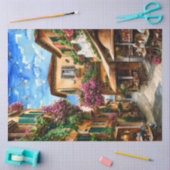 Papier Mousseline Une scène de rue italienne Ephemera Design Series  (Artisanat)