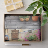 Papier Mousseline Une scène de rue italienne Ephemera Design Series  (Cadeau)