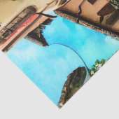 Papier Mousseline Une scène de rue italienne Ephemera Design Series (Détail)