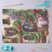 Papier Mousseline Une scène de rue italienne Ephemera Design Series (Artisanat)