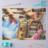 Papier Mousseline Une scène de rue italienne Ephemera Design Series  (Artisanat)