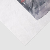 Papier Mousseline Une série A Winter Cardinal Design 2 (Détail)