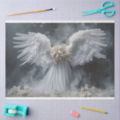 Papier Mousseline Une série Ange Blanc Design 4 (Artisanat)