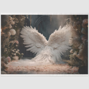 Papier Mousseline Une série Angel blanc 10
